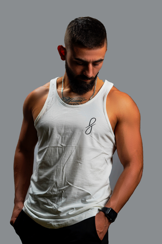 Athelte White Tank-Top