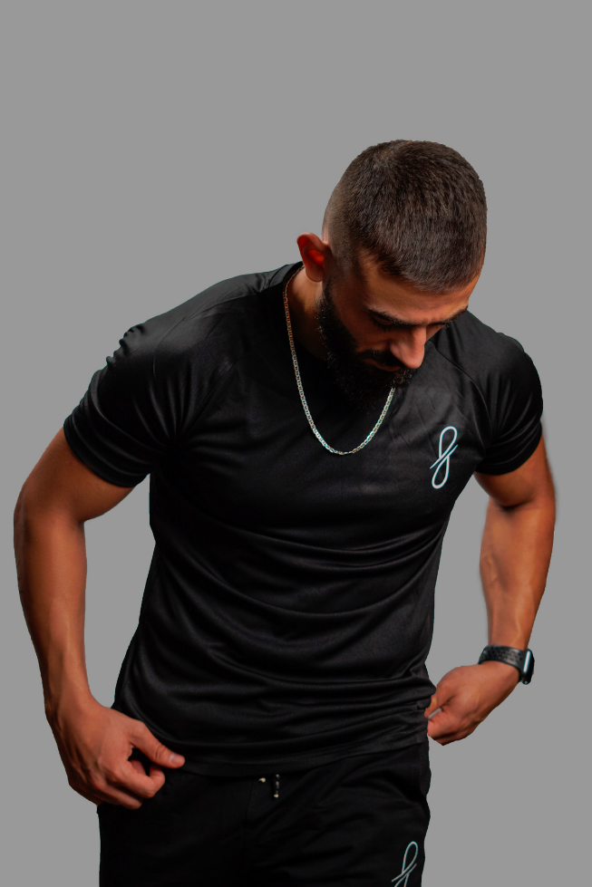 Athlete Black T-Shirt