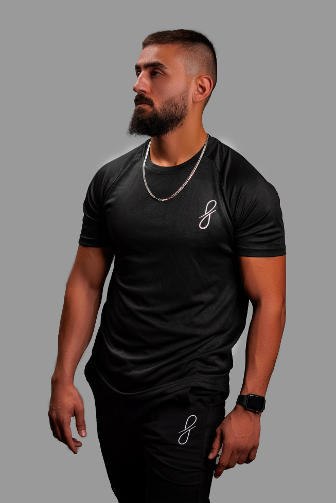 Athlete Black T-Shirt