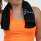 lightweight and compact towel that can be easily carried around the gym and put on the bench.  