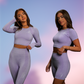 Aesthetic Purple Active Wear kit