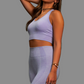 Aesthetic Purple Sports Bra