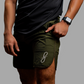 Athlete Army Green Shorts